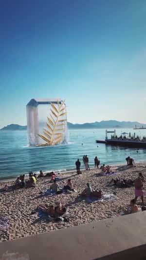 Palme d’Or Rises From Cannes Waters in a fake-out-of-home ad of Chopard