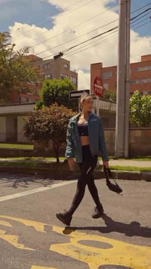 Elevator Button Turns Sideways in a fake-out-of-home ad of Adidas