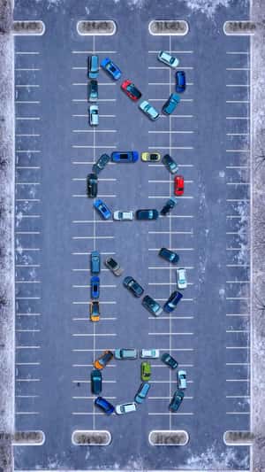 Cars Form 2026 in Parking Lot in a fake-out-of-home ad of BYmyCAR