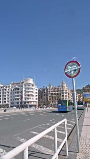 Bus Carries Giant Cutout and Mic in a fake-out-of-home ad of Real Sociedad de Fútbol
