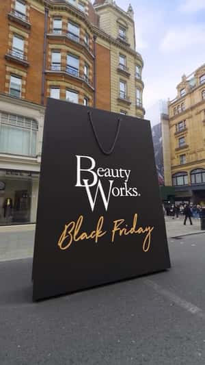 Giant Bags Glide Through London in a fake-out-of-home ad of Beauty Works Hair Extensions