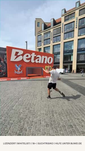 Giant Pinball Machine Launches Football in a fake-out-of-home ad of Betano