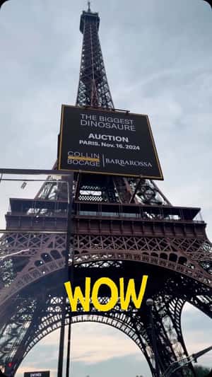 Truck Transports Dinosaur Skeleton in a fake-out-of-home ad of Collin du Bocage