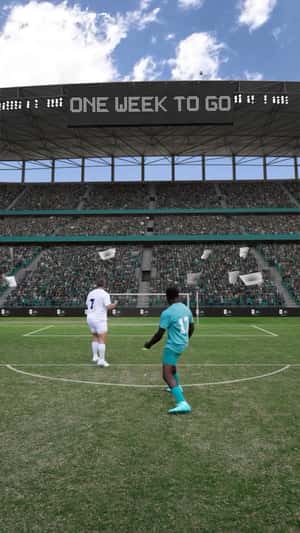 Soccer Kicks Create Countdown Message in a fake-out-of-home ad of Casamigos