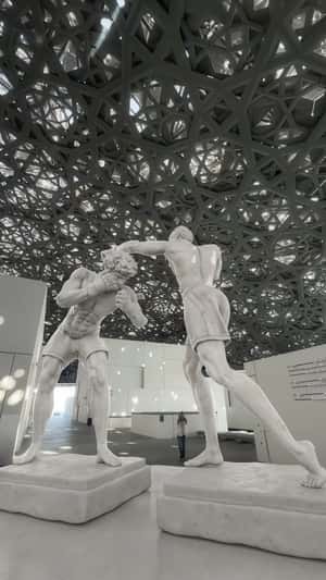 Statue Fighters Takes Match in fake-out-of-home ad of UFC