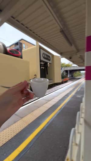 Coffee Maker Inside the Box in a fake-out-of-home ad of Amazon