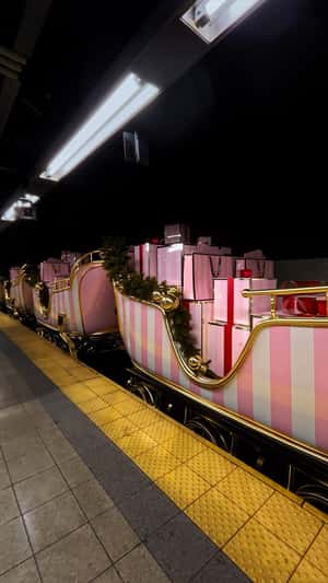 Sleigh with Gifts in fake-out-of-home ad of Victoria’s Secret