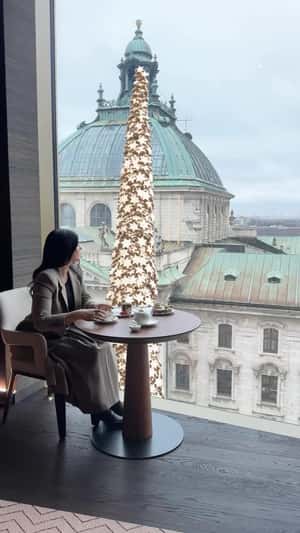 Piled Star Cookies in a fake-out-of-home ad of The Luxury Collection
