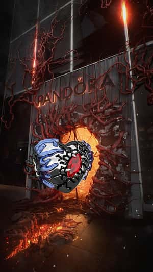 Heart Pendant Drifts in fake-out-of-home ad of Pandora