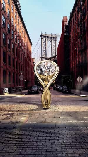 Diamond Ring Shines on the Street in fake-out-of-home ad of Pandora