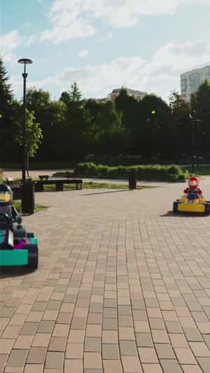 Carts Race and Monster Truck Stunt in fake-out-of-home ad of LEGO
