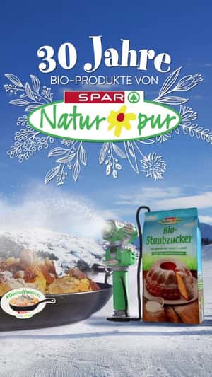 Dessert Helicopter Delivery at Ski Resort in fake-out-of-home ad of Spar