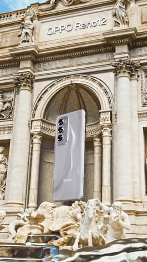 FOOH Ad Oppo Phone Unveils at Landmark in fake-out-of-home ad of Oppo
