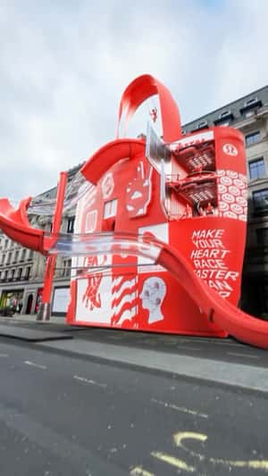 Handbag Turned into a Playground in fake-out-of-home ad of Lululemon