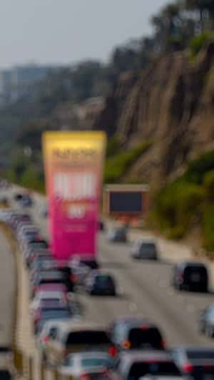 Primer Blocking the Traffic in a fake-out-of-home ad of NYX Professional Makeup