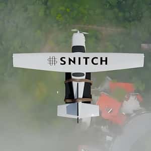Plane Carries Pop-up Store in a fake-out-of-home ad of Snitch