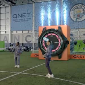 Watch Soccer Goal in a fake-out-of-home-ad of Manchester City