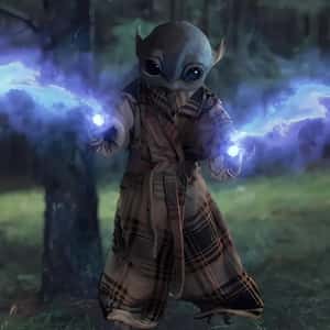 Alien Charges the Car in a fake-out-of-home ad of Citroën