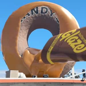 Tint Applied on Donut Installation in a fake-out-of-home ad of NYX Professional Makeup