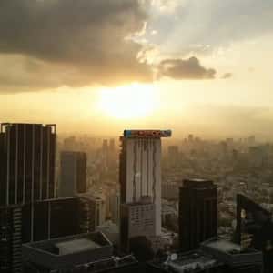 Poster Unveils at Skyscraper in a fake-out-of-home ad of Sneaker Fever