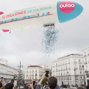 Airship Releases Discount Coupons in a fake-out-of-home ad of OUIGO