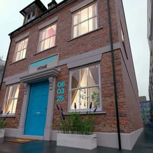 Building Transformed into a House in a fake-out-of-home ad of Primark Home
