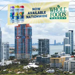 Cans Spotted Across the Country in a fake-out-of-home ad of Leisure Hydration