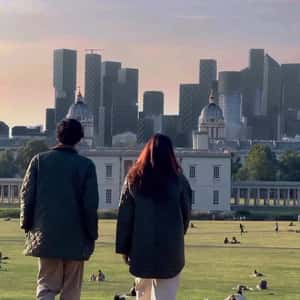 City Covered with Quilted Fabric in a fake-out-of-home ad of Barbour