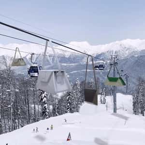 Bags Moves on Cable Car Line in a fake-out-of-home ad of Zivera