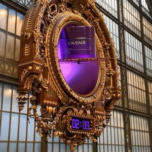 Golden Clock Unveils Cream in a fake-out-of-home ad of Caudalie