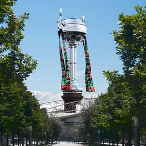 Trophy Towers at Stadium in a fake-out-of-home-ad of FC Porto