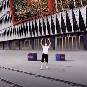 Man Plays Hole in the Wall in a fake-out-of-home ad of Betano