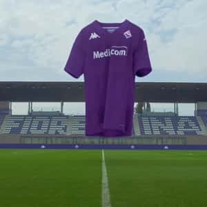Purple Fabric Glides in the City in a fake-out-of-home ad of Kappa Sport