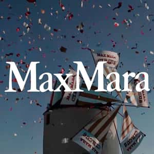 Confetti Bursts Out of Windmills in a fake-out-of-home ad of Max Mara