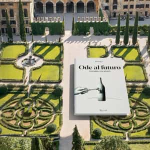 Book Opens Up at a Garden in a fake-out-of-home ad of Pasqua
