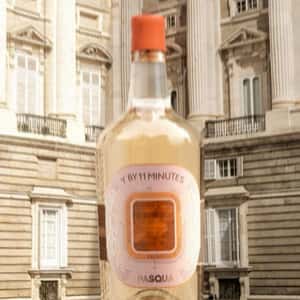 Wine Picked Up by a Giant in a fake-out-of-home ad of Pasqua
