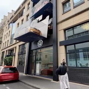 Cars on Blister Packaging in a fake-out-of-home ad of Volkswagen