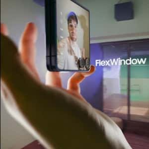 Camera Lens Assemble on Phone in a fake-out-of-home ad of Samsung Galaxy