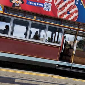 Superman Pushing the Streetcar in a fake-out-of-home ad of Keebler