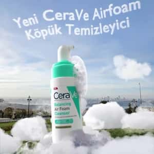 Foam Clouds Spotted in the City in a fake-out-of-home ad of CeraVe