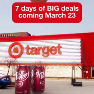 Oversized Items Scattered on Parking Space in a fake-out-of-home ad of Target