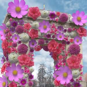 Spring Flowers Bloom at Monument in a fake-out-of-home ad of Sephora