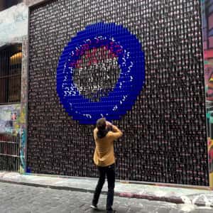 Brick Wall Turned into Digital Street Art in a fake-out-of-home ad of Pepsi