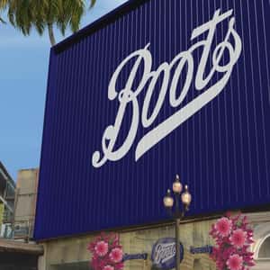 Tanning Products Unveiled on Facade in a fake-out-of-home ad of Bali Body