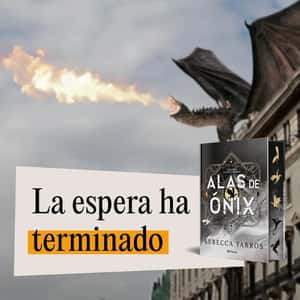 Dragon Rests on Building in a fake-out-of-home ad of Planeta de Libros