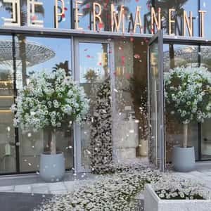 Garden Blooms at Salon in a fake-out-of-home ad of Elle Permanent