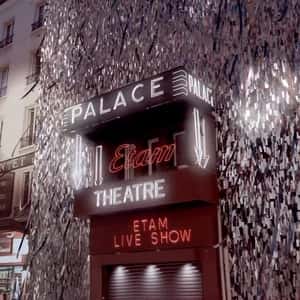 Facade Adorned with Silver Strips in a fake-out-of-home ad of Etam