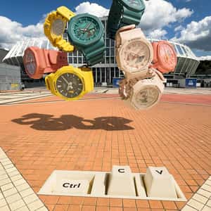 Watches Duplicates at Stadium in a fake-out-of-home ad of Deka