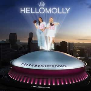 Stadium Projects Holographic Models in a fake-out-of-home ad of Hello Molly