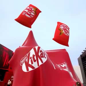 Fabric Uncovers Events Place in a fake-out-of-home ad of KitKat